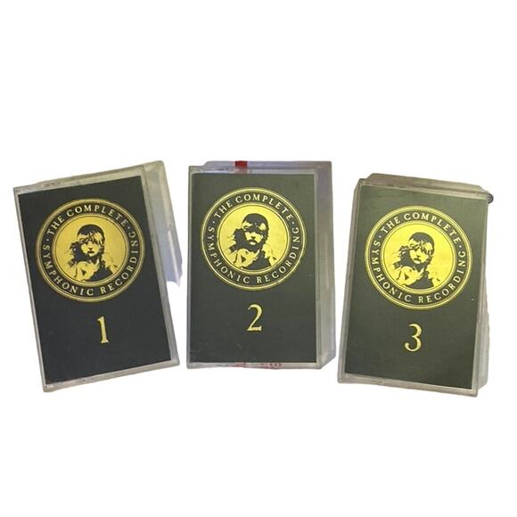 Les Misérables Cassette  Tapes Complete Symphonic Recording 3 Tapes FULL SET - Picture 1 of 5